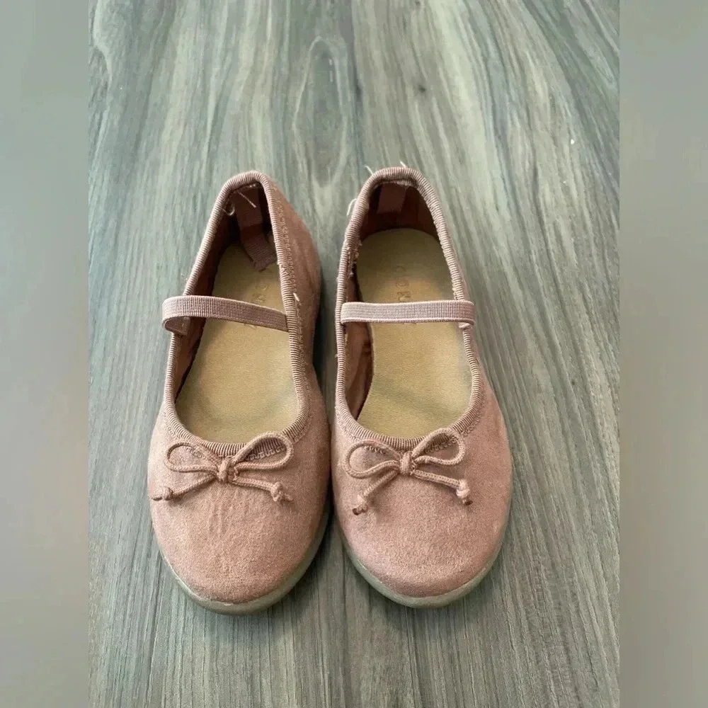 Old Navy Faux-Suede Ballet Flats for Toddler Girls size 7C - Picture 6 of 6